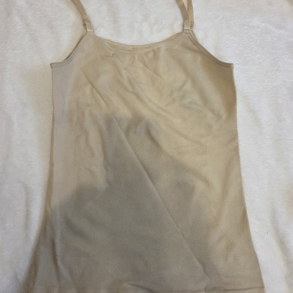 Women’s Slim Fit Beige Tank Top